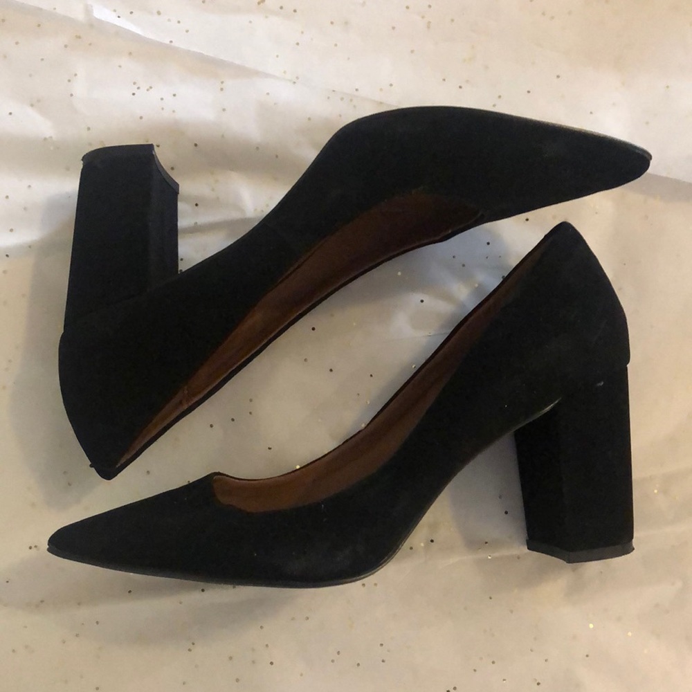 Steve Madden Suede Block Heel
